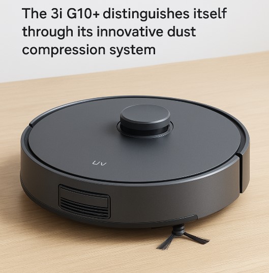3i G10+ Robot Vacuum: Holds Two Months of Dust!
