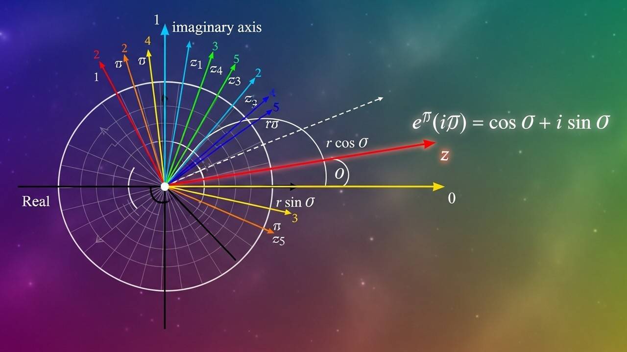 Complex numbers mastery : Complex numbers mastery: Polar Form and Roots : Master complex numbers mastery with polar form, De Moivre, and roots.