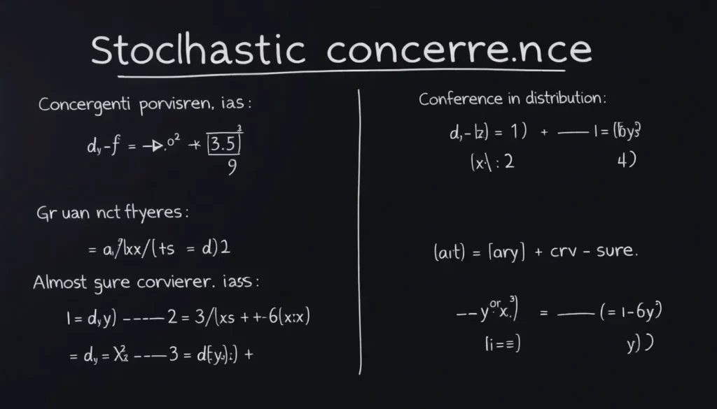 Stochastic convergence : Stochastic Convergence: Understanding the Fundamentals : Dive deep into <b>Stochastic convergence</b> and its role in understanding random variables. Discover the key types and their implications in statistical analysis. Enhance your knowledge.