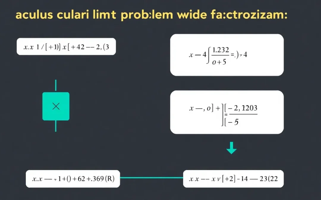 Understanding Limits by Factorization