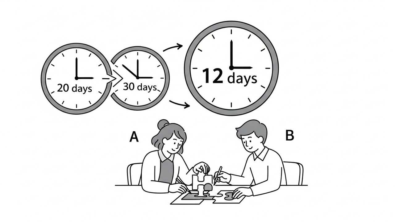 general aptitude : Work Together Aptitude Question : Learn teamwork efficiency in aptitude problems.