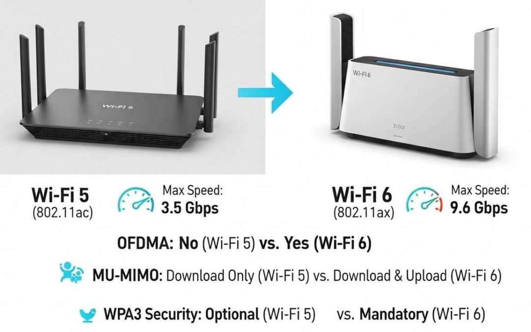 Wi-Fi 6 vs Wi-Fi 5: What Are the Key Differences and Benefits?