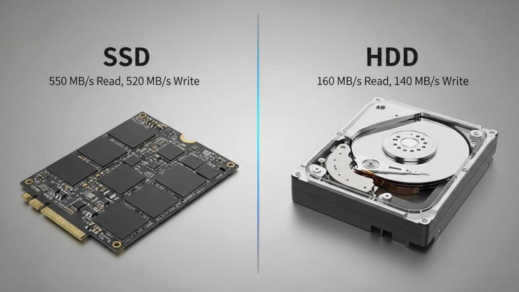 SSD vs HDD : SSD vs HDD: A Comprehensive Comparison : Explore the key differences between SSD vs HDD: Speed, durability, and cost. Make the best storage choice for your computer with our comprehensive guide.
