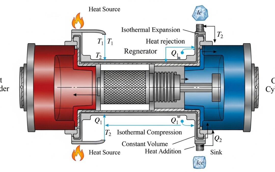 Beyond the Piston: A Comprehensive Thermodynamic Analysis of External Combustion Engines