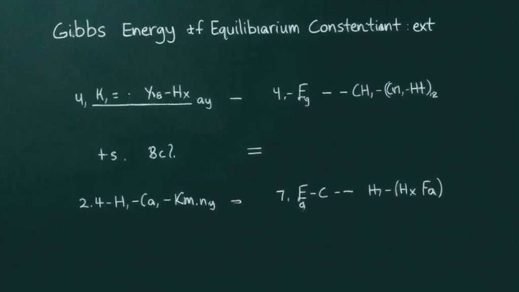 Unveiling Chemical Equilibrium: The Interplay of Gibbs Free Energy and Equilibrium Constant