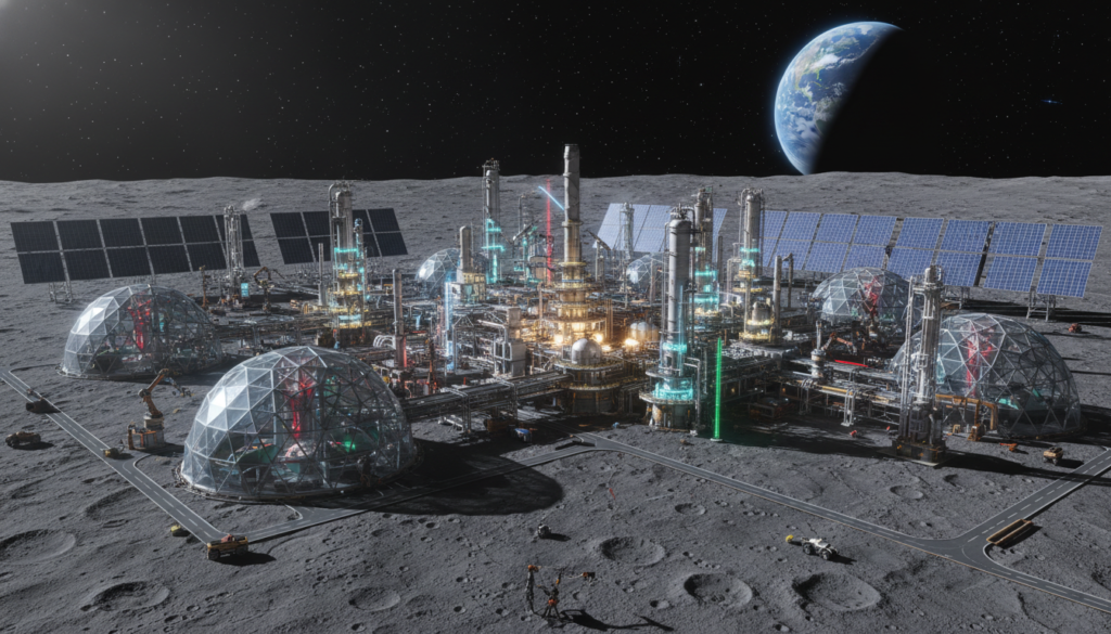 Discover the science of lunar regolith refining. This guide covers chemical extraction, molten salt electrolysis, and the future of on-orbit manufacturing and ISRU.