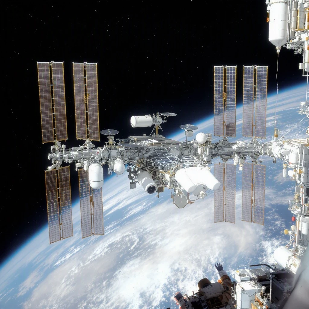 ISS solar arrays iROSA installation NASA spacewalk
