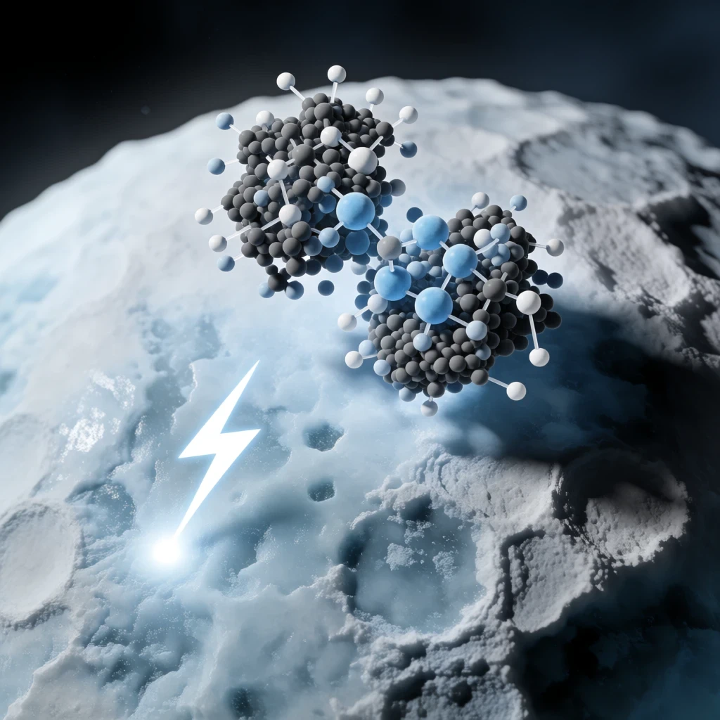 icy moon chemistry radiation-driven CO2 water clusters astrochemistry