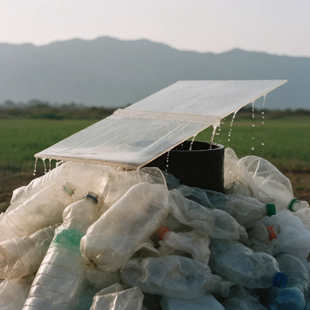 Plastic waste water harvesting plastic waste water harvesting